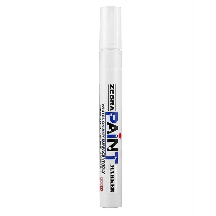 Stylo De Peinture Blanc Permanente Imperméable à Leau Pour Pneu De