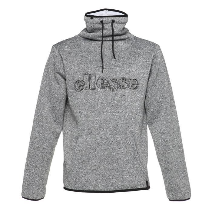 ELLESSE Sweatshirt Emilien Knit - Homme - Gris Chiné