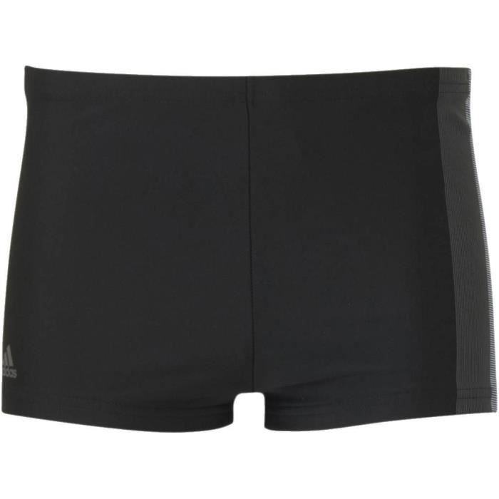 ADIDAS Slip de bain FIT BX BR Y - Enfant garçon - Noir et gris