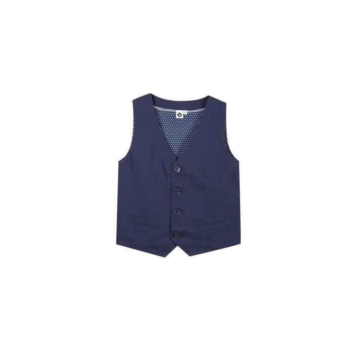 Z Gilet à chevrons Bleu Marine Bébé Garçon