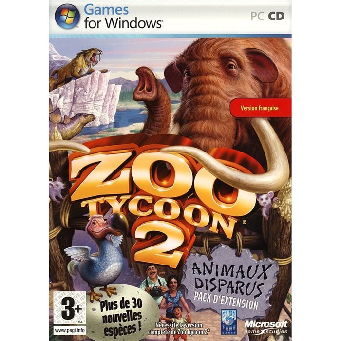zoo tycoon 2 animaux disparus