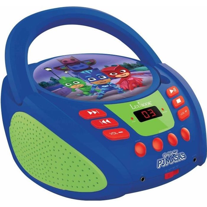 LEXIBOOK - PYJAMASQUES - Lecteur CD & Radio Enfant