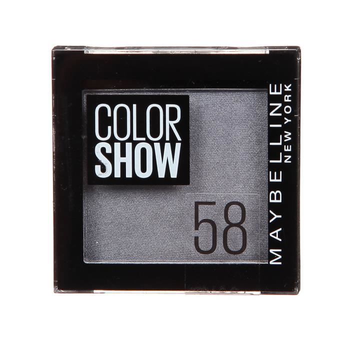 GEMEY MAYBELLINE Fard à Paupières Coloshow 58 Glizzy Grey