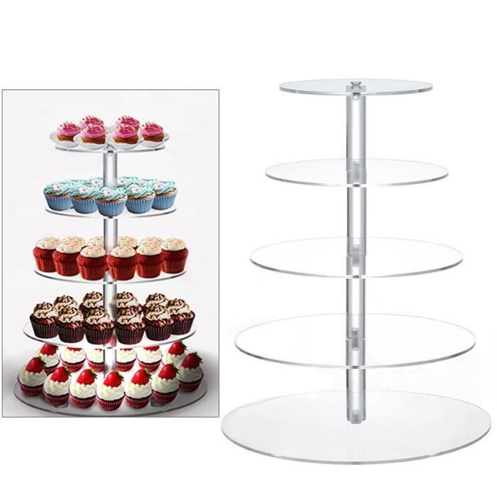Maison 5 Niveau Gateau Stand Mariage Fete D Anniversaire Acrylique