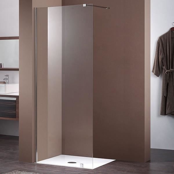 paroi douche italienne 120 cm x 200 cm en 10 mm - achat / vente