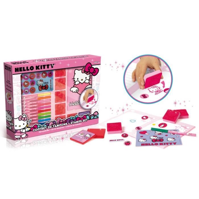 Canal Toys   Hello Kitty   Ce coffret contient  1 carnet à dessin
