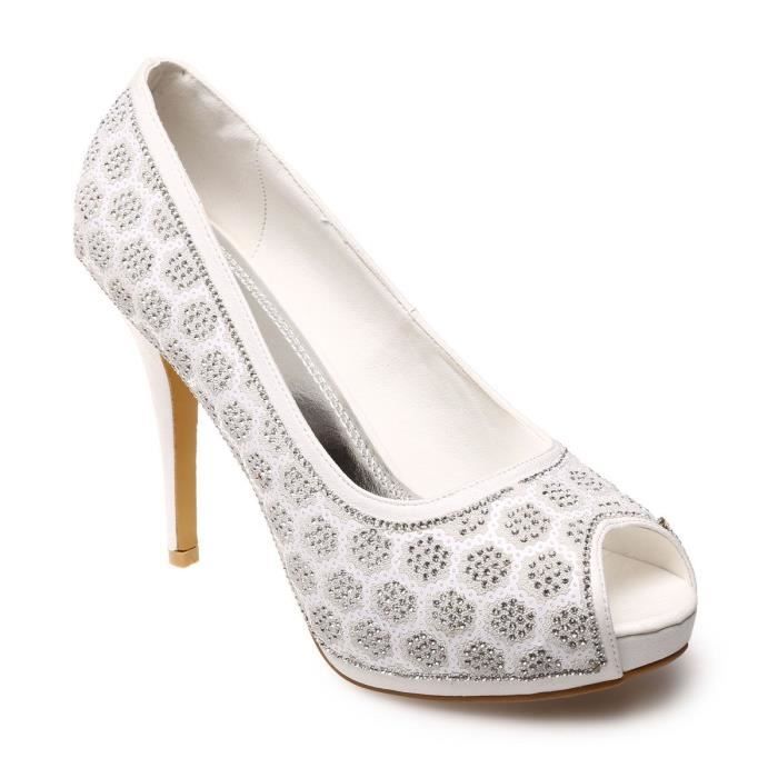 Ouvert Bout Peep toes Tissu Brillant Type Modeuse La Escarpins En À nqgxWCIwPt