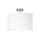 CLARIE - Plafonnier Blanc Ø40cm