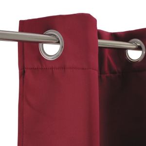 Rideau occultant Strong - 140 x 250 cm - Bordeaux Rideau occultant Strong - 140 x 250 cm - Bordeaux