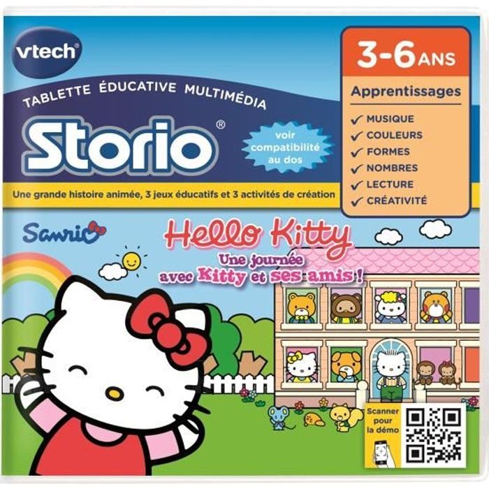 VTECH Jeu Storio Educatif Storio Hello Kitty