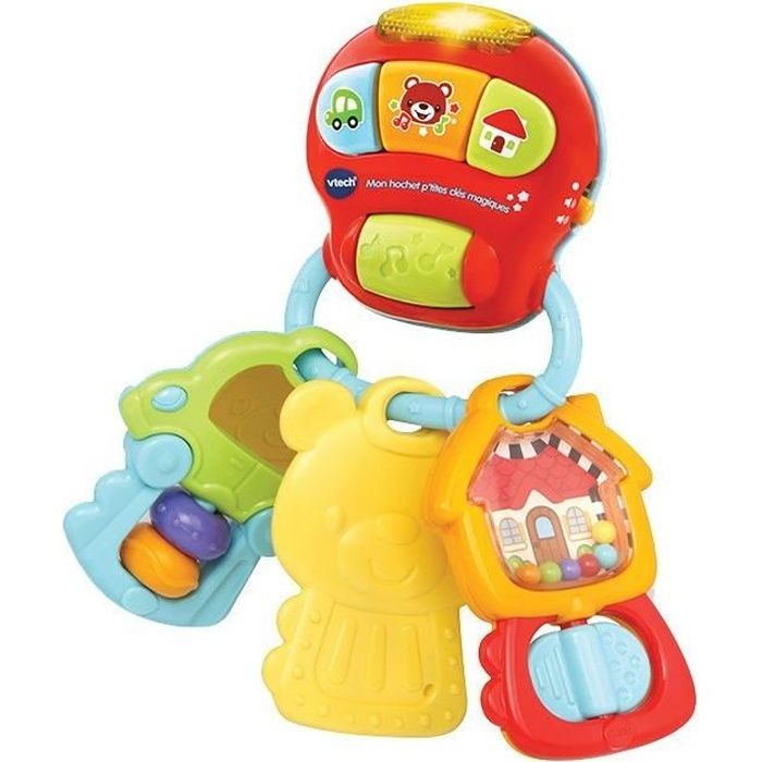 VTECH BABY - Mon Hochet P'tites Clés Magiques - Hochet Bébé
