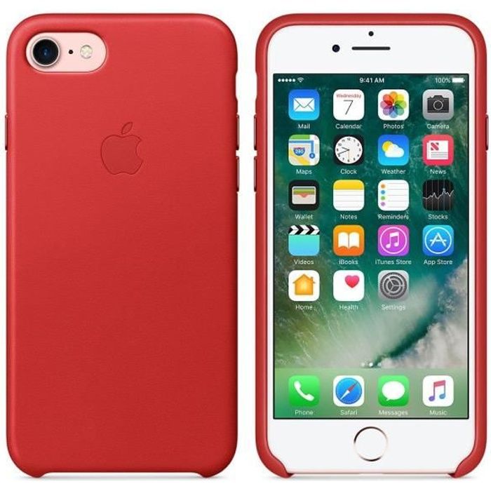 coque rouge apple iphone 7