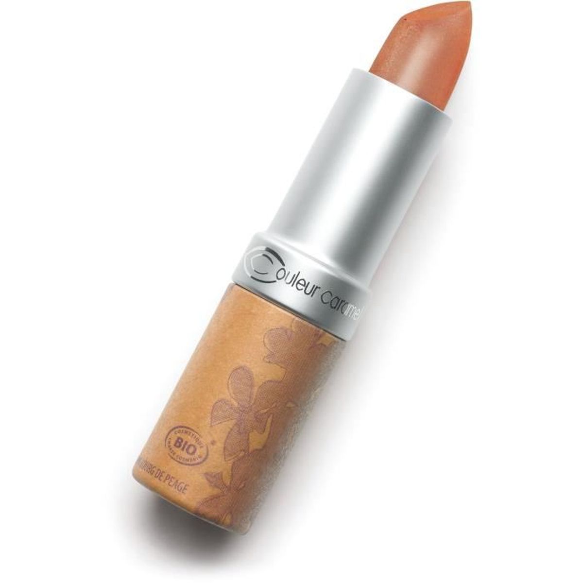 Couleur Caramel Rouge à Lèvres Nacré Brun Rosé Bio