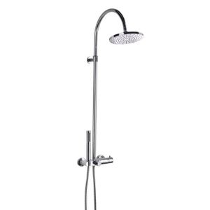 SARODIS Colonne de douche Aquadrop avec mitigeur thermostatique et Pommeau de douche ?20 cm