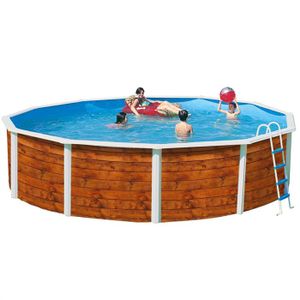 ETNICA Piscine en acier circulaire 350x120