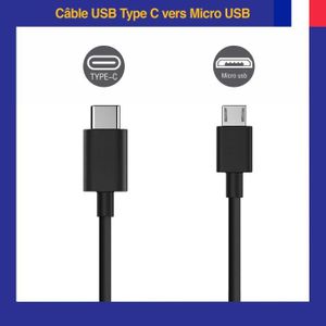 Lite An Cable De Charge Usb C Vers Micro Usb Pour Telephone