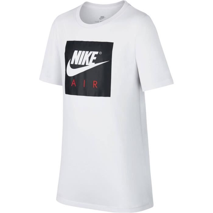 NIKE T-shirt NSW Air Logo - Enfant garçon - Blanc