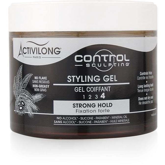 Activilong Control Sculpting Gel Coiffant Force 4 Fixation Forte Ricin et Protéines de Blé 300 ml
