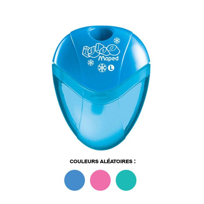 MAPED Taille-crayons avec Reserve I-Gloo - 1 usage pour gaucher