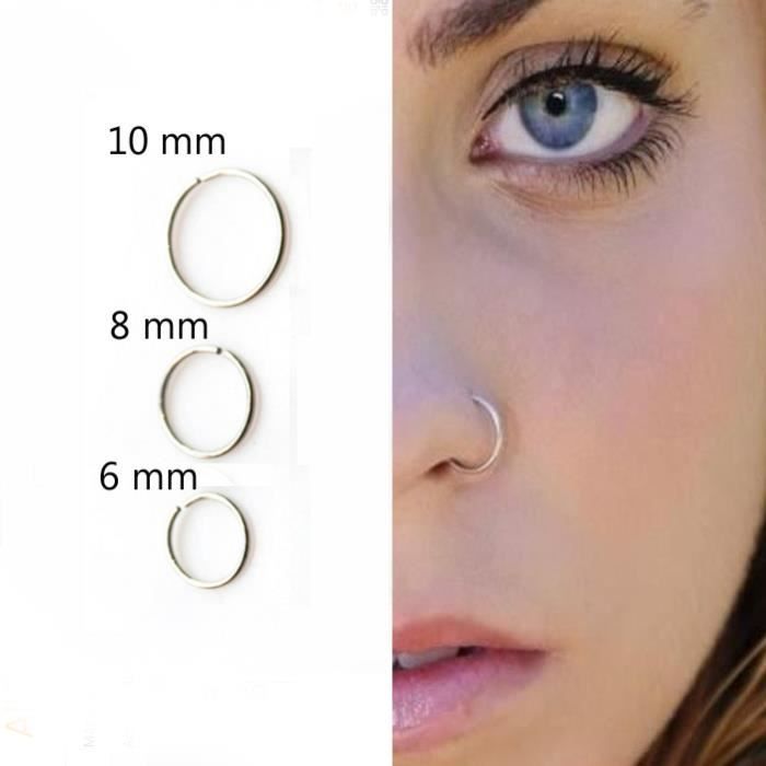 Piercing Anneau Nez Piercing pour le nez type Anneau en Or jaune 14