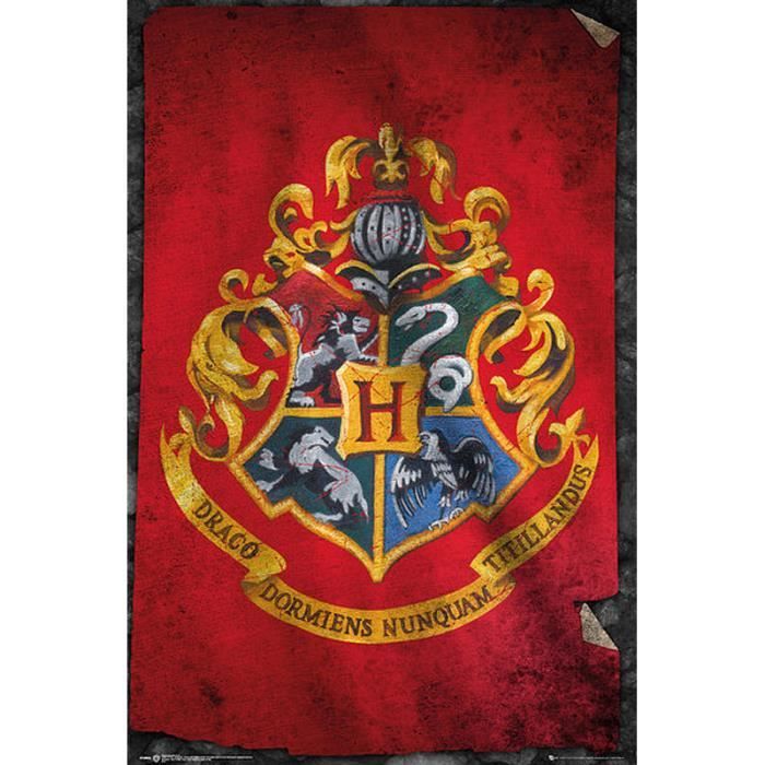 Ou Regarder Harry Potter Retour à Poudlard Poster Harry Potter Drapeau des Poudlard - Achat / Vente affiche