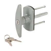 Poignée porte de garage avec serrure tige 75mm carrée - Achat ... Poignée porte de garage avec serrure tige 75mm carrée - Achat ...