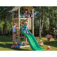 TOBOGGAN Plateforme de jeux en bois Carol Naturel TOBOGGAN Plateforme de jeux en bois Carol Naturel