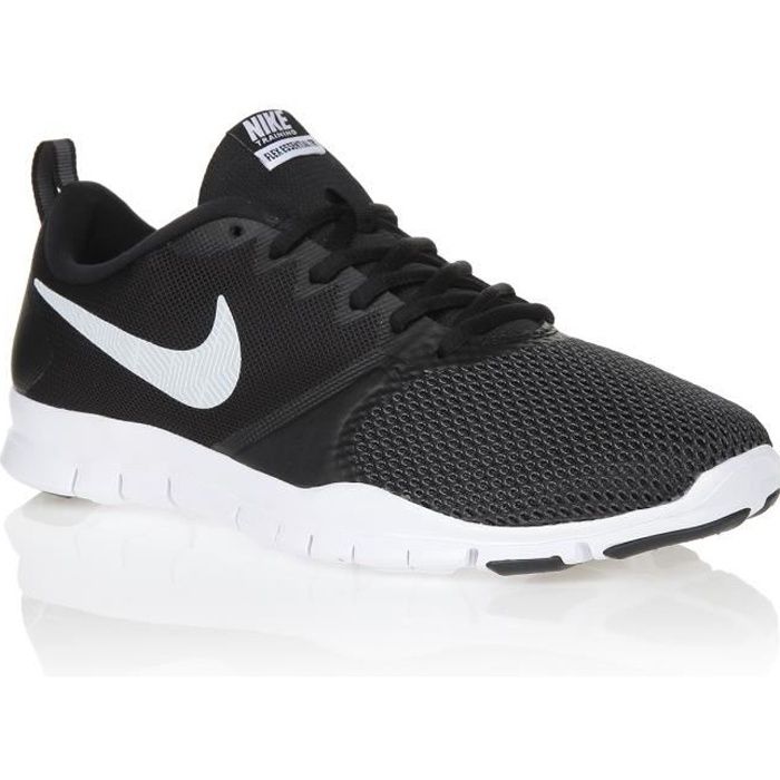 NIKE Baskets FLEX ESSENTIAL TR - Femme - Noir/Blanc