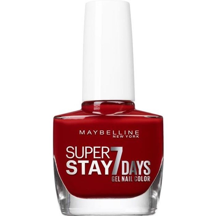 GEMEY MABELLINE Vernis Tenue & Strong Pro - Rouge