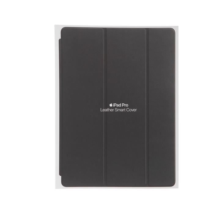 Smart Cover en cuir pour iPad Pro 12,9 pouces - Noir