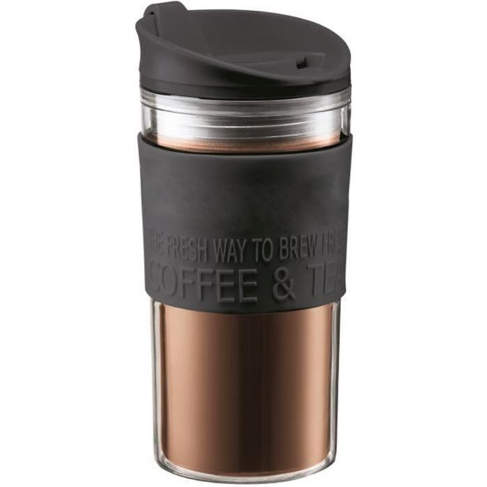 BODUM TRAVEL MUG Mug de voyage isotherme - 0,35 L - Noir