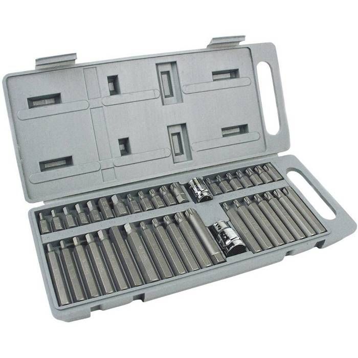 MANNESMANN Jeu de 40 embouts de vissage en chrome vanadium