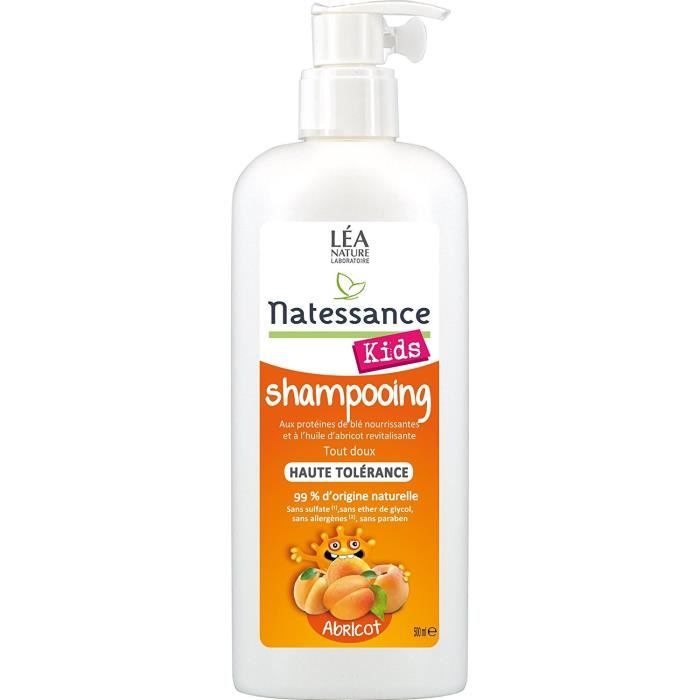 Natessance kids shampooing abricot 500ml