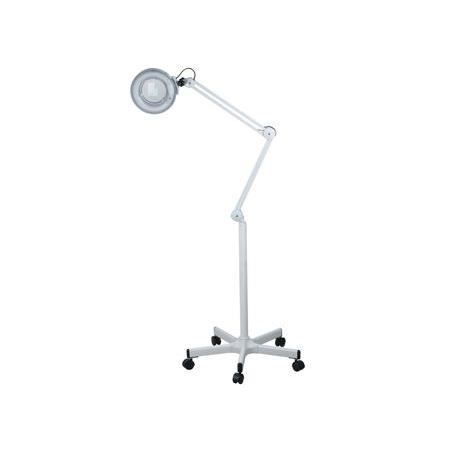 Lampe Loupe Sur Pied 5 Dioptries - Éclairage 1100 Lumens Pour Esthétique & Travail De Précision