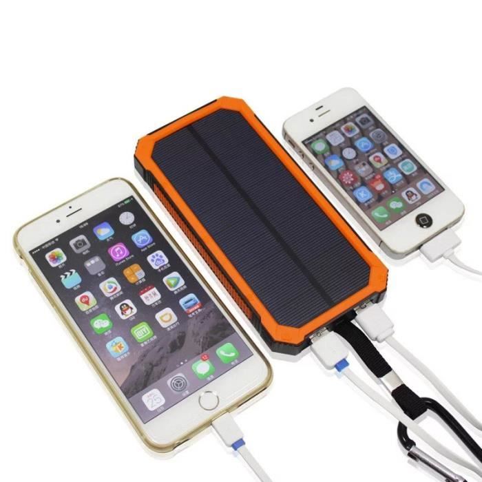 chargeur solaire 20000mah