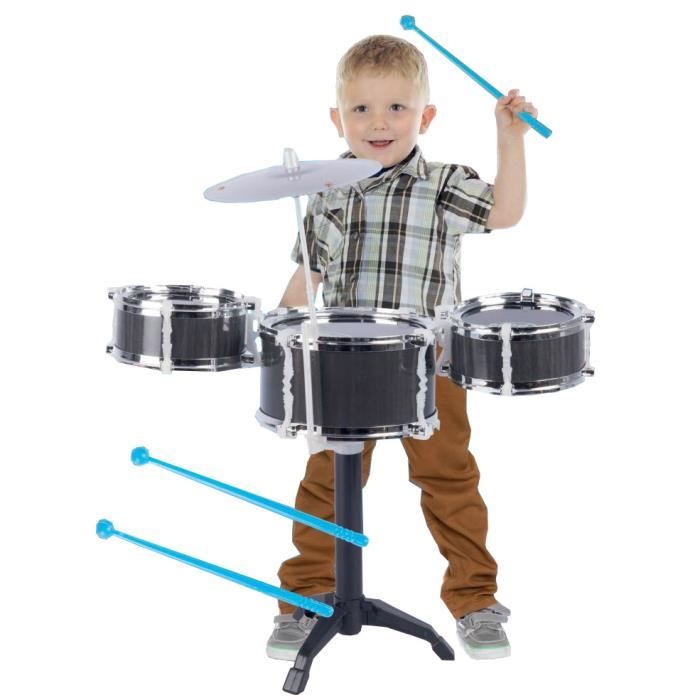TFixol Jouets Musicaux pour Enfants Simulation Batterie Jazz Musique avec 5 Ensembles de Batteries Instrument Éducatif pour Enfants Cadeaux pour TFixol Jouets Musicaux pour Enfants Simulation Batterie Jazz Musique avec 5 Ensembles de Batteries Instrument Éducatif pour Enfants Cadeaux pour