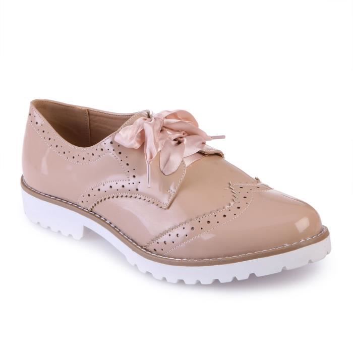 Satinés 41 Avec Grandes Lacets Derbies Tailles Beiges qxSwtqUY
