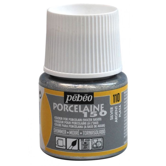 Cerne relief Vitrail Pébéo 20 ml - Argent - Les Peintures Déco