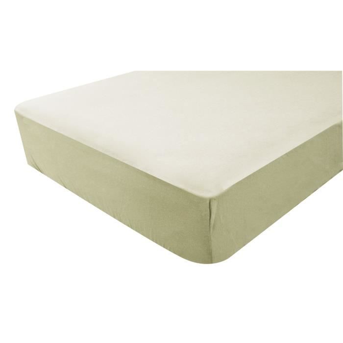 DOUX NID Drap-housse en jersey - Nougat - 60x120 cm
