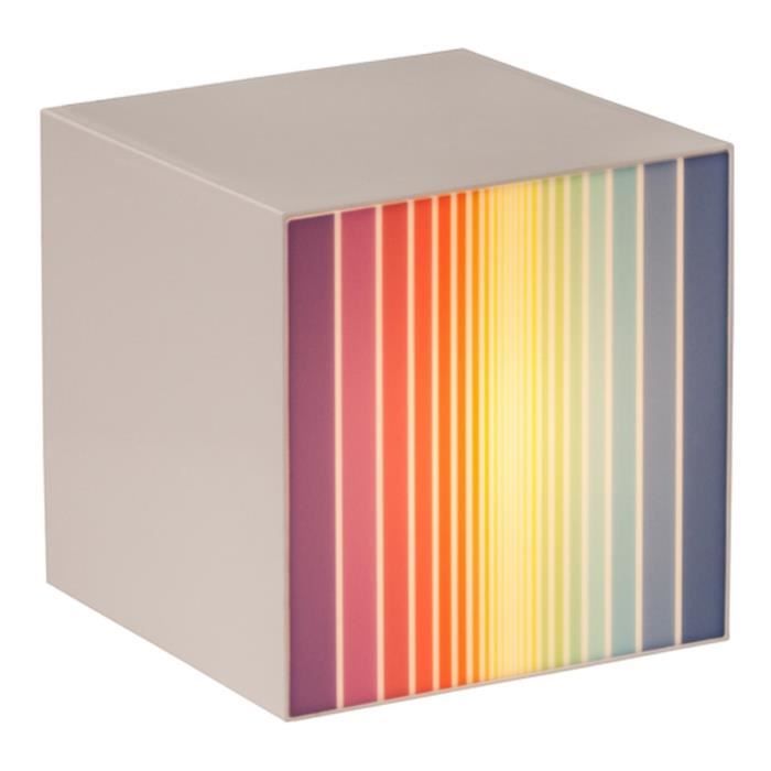 RUMI Lampe à poser avec motif multicolore
