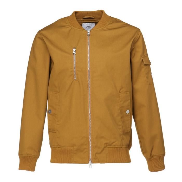 WESC Veste The Bomber - Homme - Marron