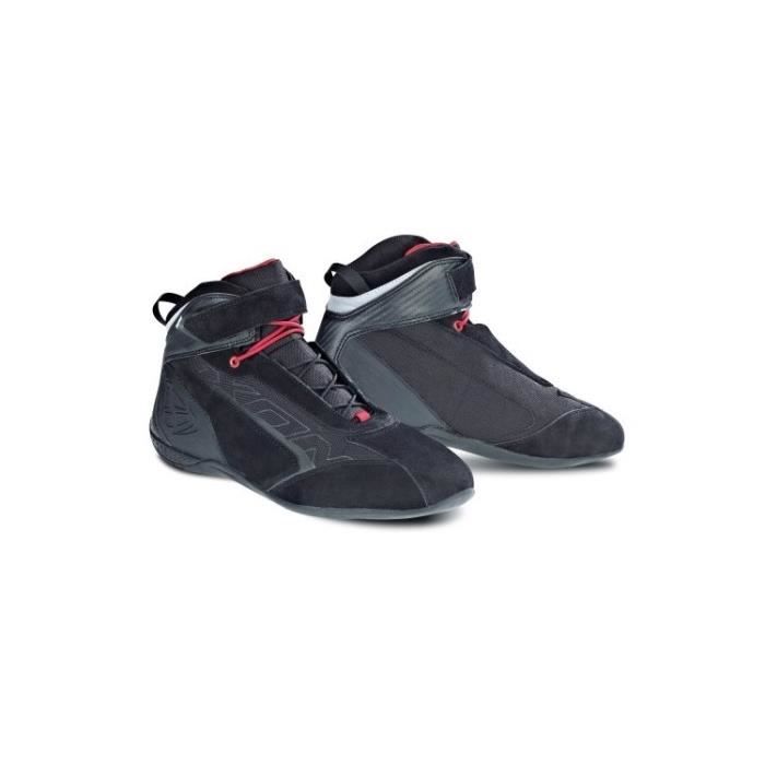 IXON Chaussures de moto Speeder waterproof - Noir / Rouge