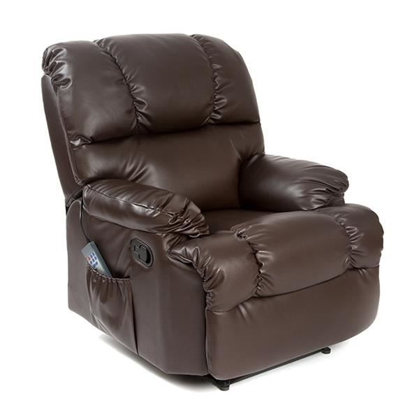 FAUTEUIL DE RELAXATION MASSANT CRAFTENWOOD 6002 COLORI MARRON  Achat
