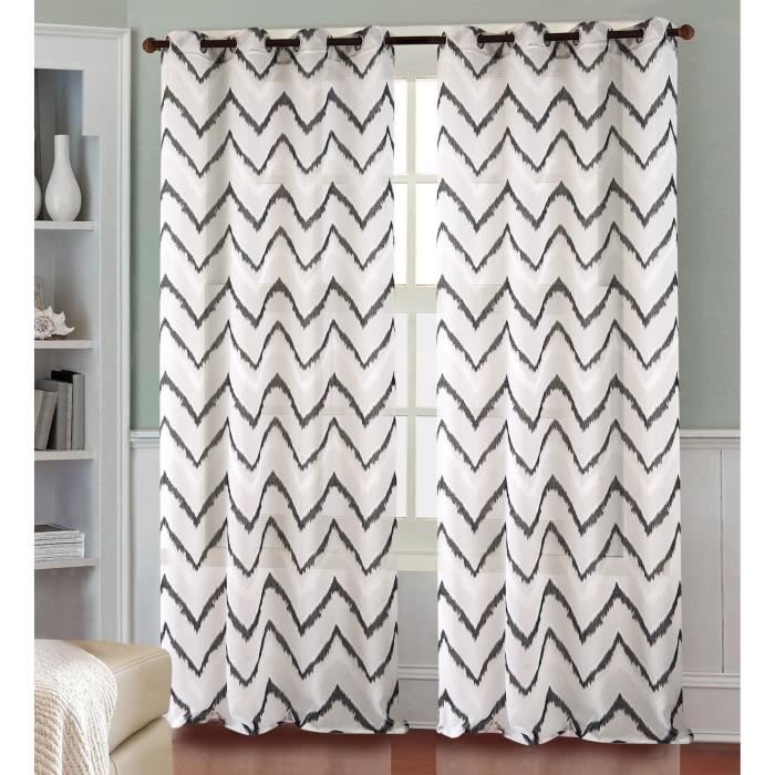 Rideaux motif scandinave - Achat / Vente pas cher Rideaux motif scandinave - Achat / Vente pas cher