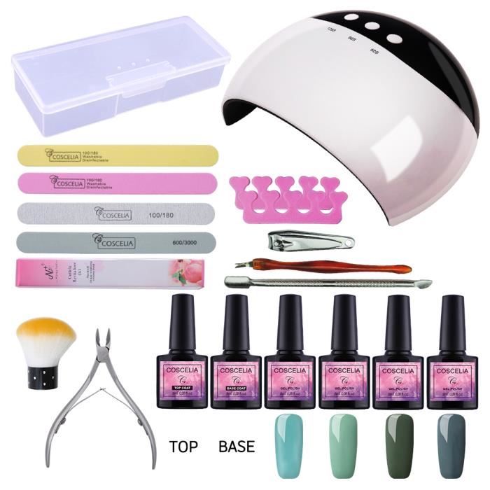 Permanent Débutant 8ml Kit Pots Pour Nail W Polish Uvled Gel HIYEW29D