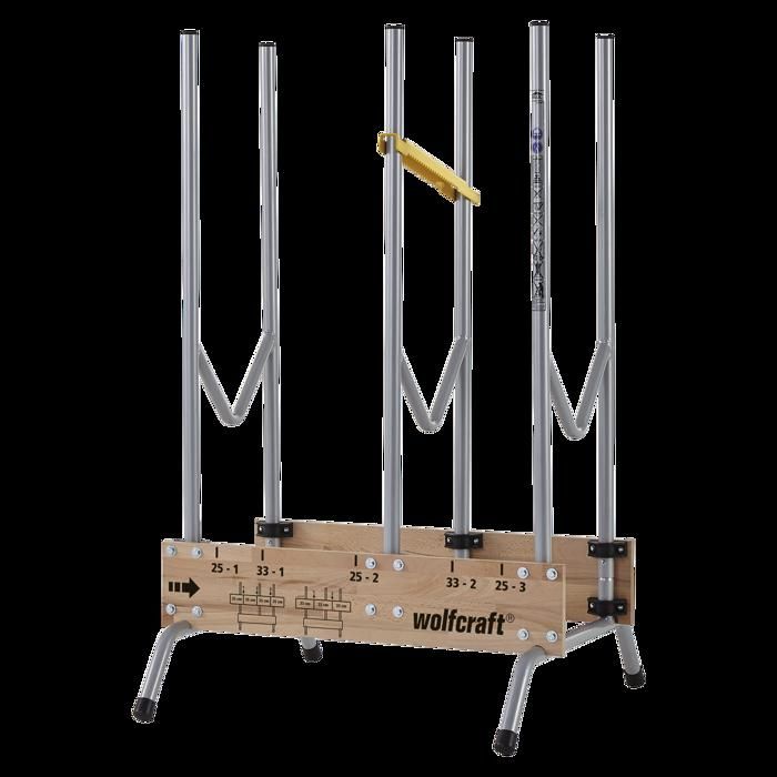 Wolfcraft Chevalet Tronçonnage Bois - Pliable, Mobile, Support 150kg Pour Bûches 1m