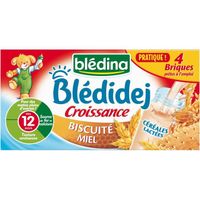 LAIT BÉBÉ BLEDINA Blédidej Croissance lait et céréales Biscu LAIT BÉBÉ BLEDINA Blédidej Croissance lait et céréales Biscu