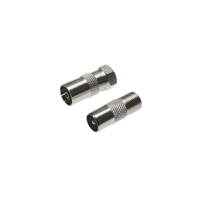 APM 411010 Adaptateur Satellite Femelle Coaxial Mâle