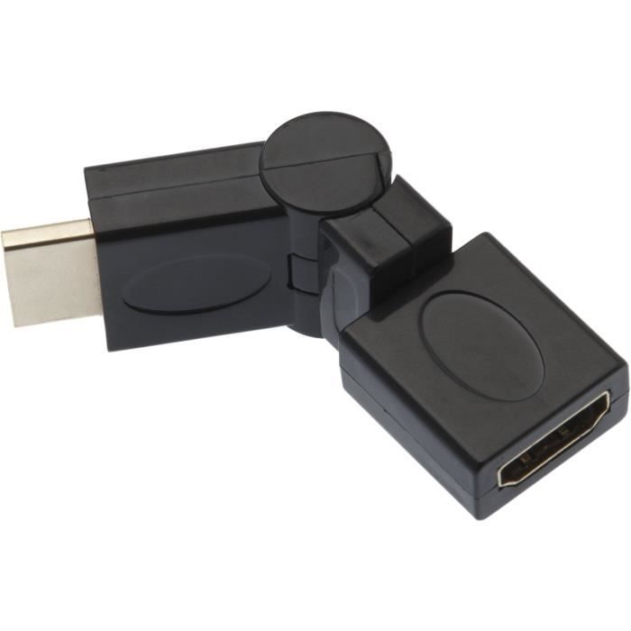 APM Adaptateur HDMI coude M/F 360°