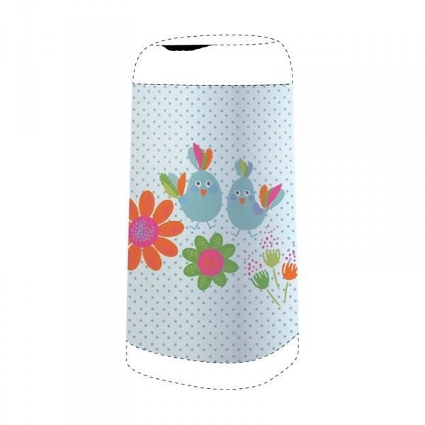 ANGELCARE Housse Décorative pour Bac Dress Up Zoiseaux Bleus